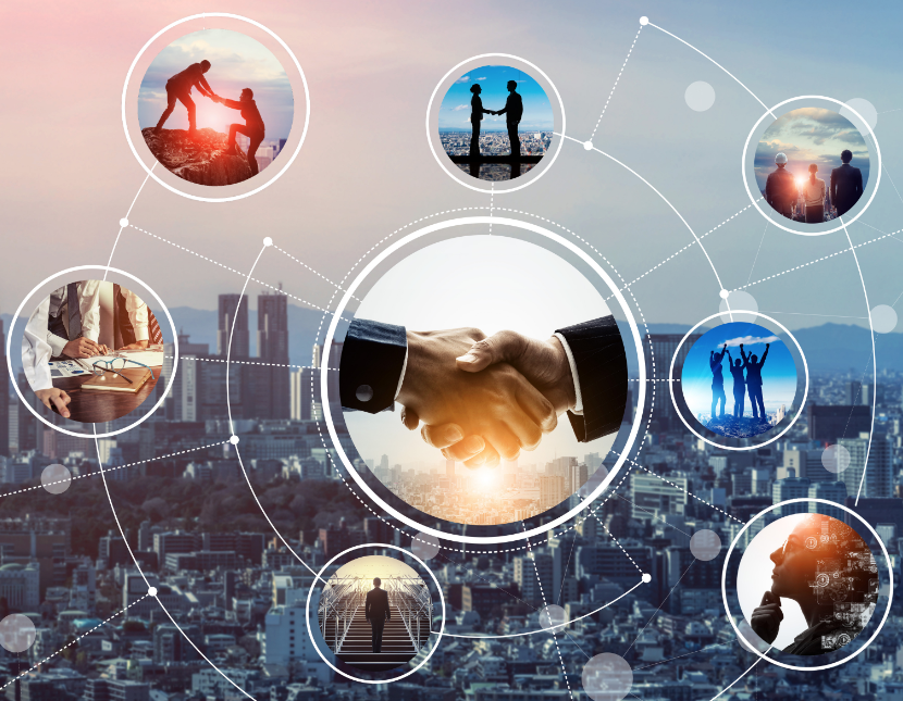 People achieving success in their career